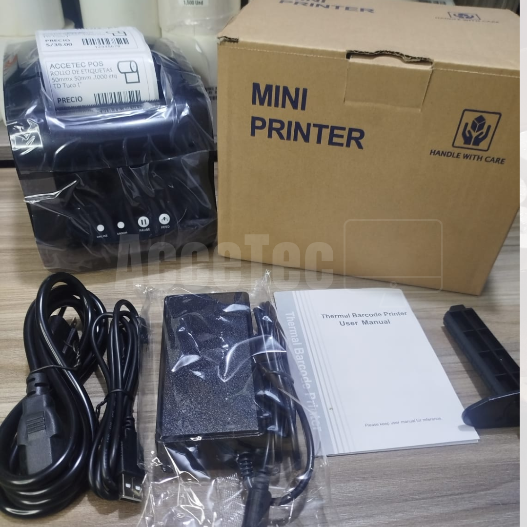 IMPRESORA XPrinter XP‑365B DUAL 80MM , USB-BLUETOOTH