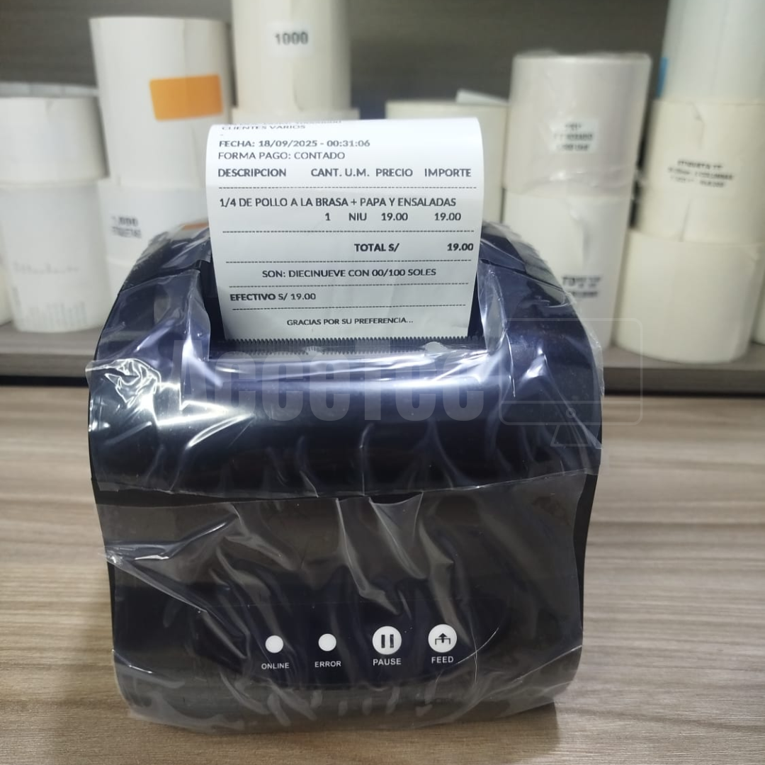 IMPRESORA XPrinter XP‑365B DUAL 80MM , USB-BLUETOOTH