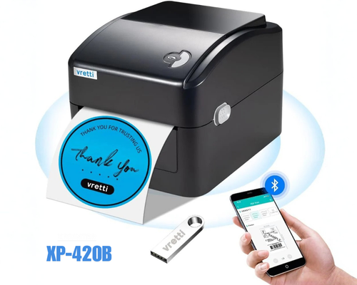 IMPRESORA DE ETIQUETAS ADHESIVAS TERMICA XPRINTER XP-420B -USB- BLUETOOTH
