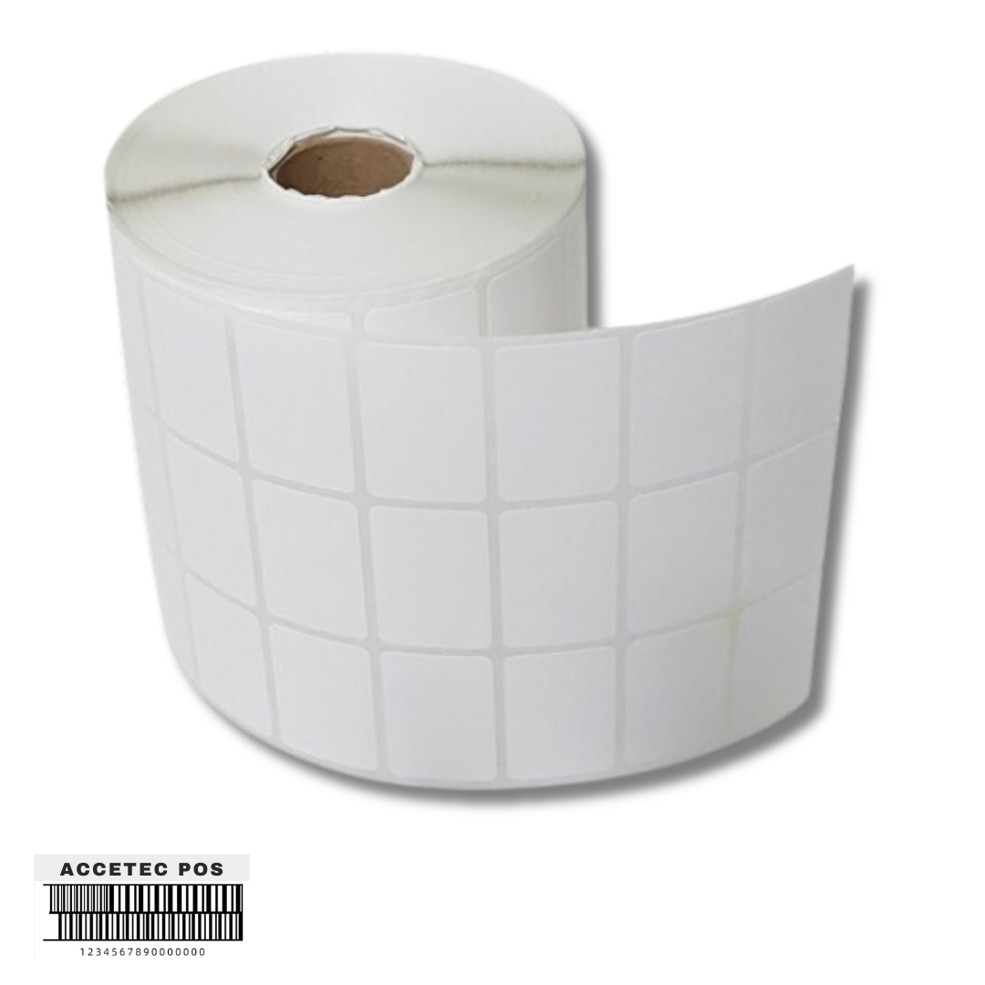 ROLLO DE ETIQUETA TERMICO DIRECTO 30MMX20MM (3CMX2CM) 3COLUMNAS 6000 ETIQ