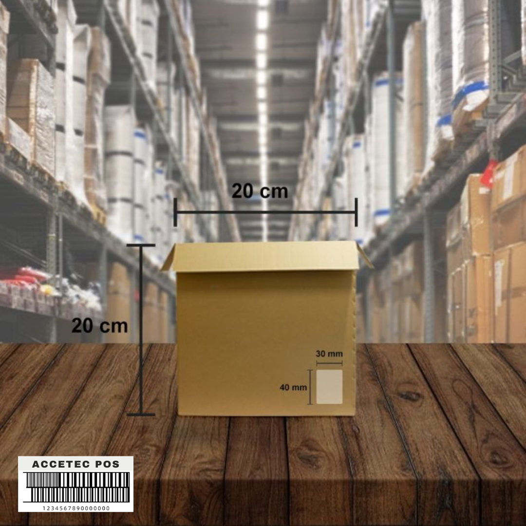 ROLLO DE ETIQUETA TERMICO DIRECTO (30MM X 40MM) 3COLUMNA ,3000ETIQ