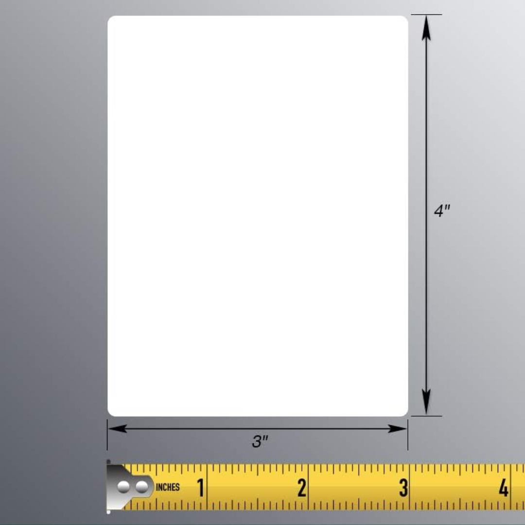 ROLLO DE ETIQUETA TERMICO DIRECTO 4" X 3"(100MM X 75MM) 1COLUMNA ,500 ETIQ