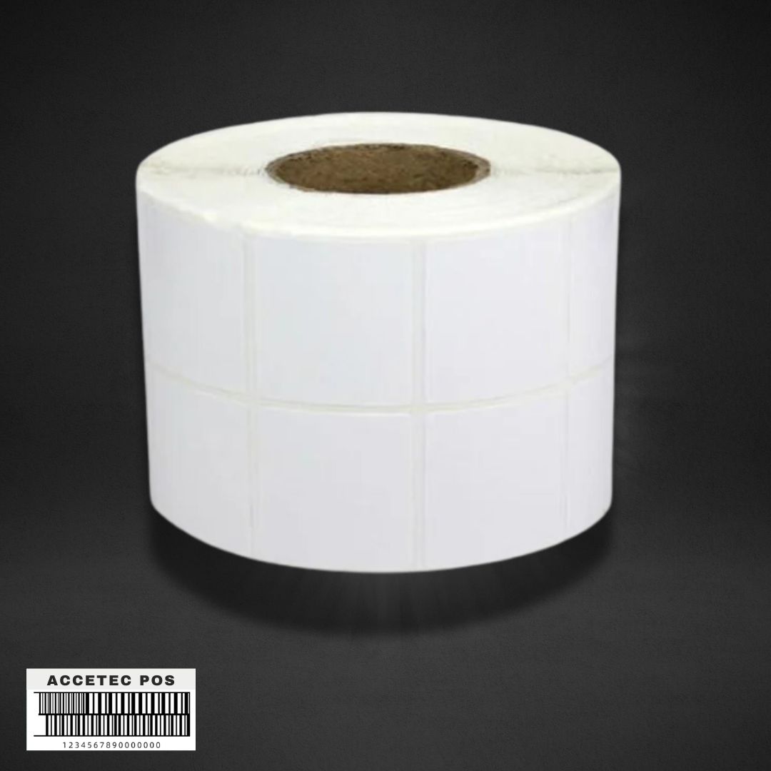 ROLLO DE ETIQUETA TT 4CM x 3CM (40MM X 30MM) 2 COLUMNAS 3000 ETIQ