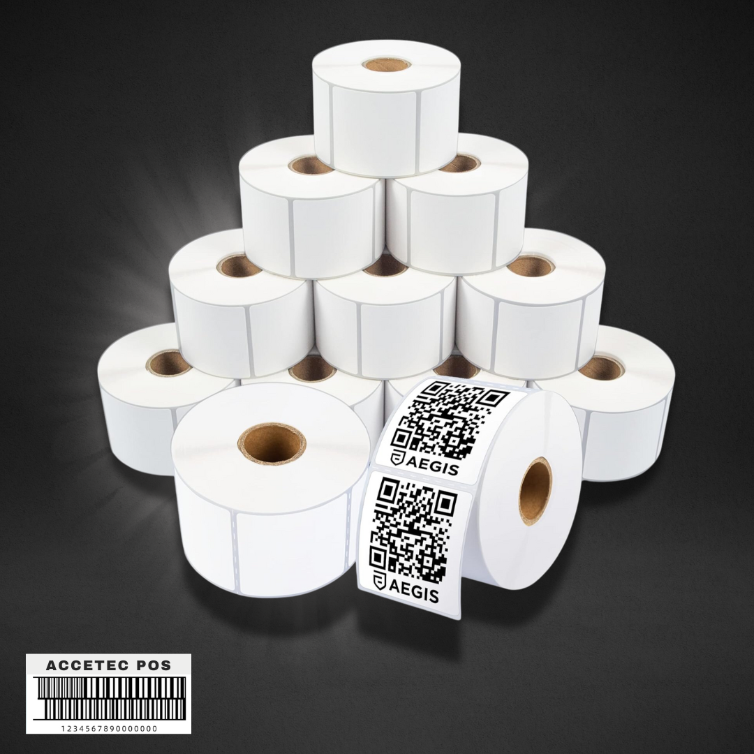 ROLLO DE ETIQUETA TT 2" X 2"(5CM X 5CM) 1COLUMNAS ,1000ETIQ