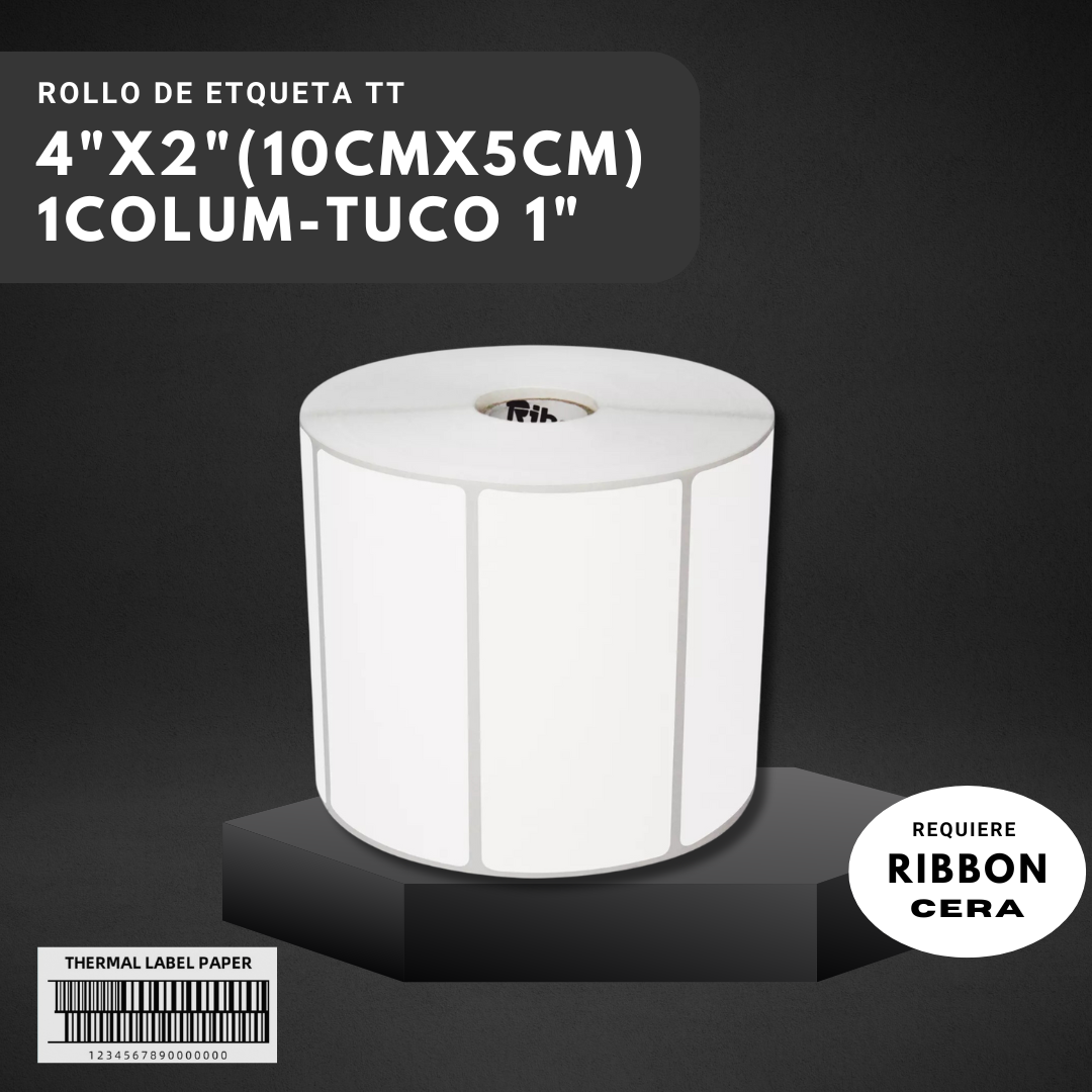 ROLLO DE ETIQUETA TT 4
