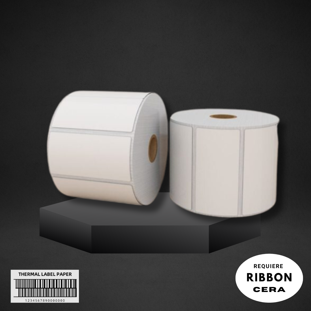 ROLLO DE ETIQUETA TT 4" X 2" ,1000 ETQ , 1COLUM-TUCO 1"