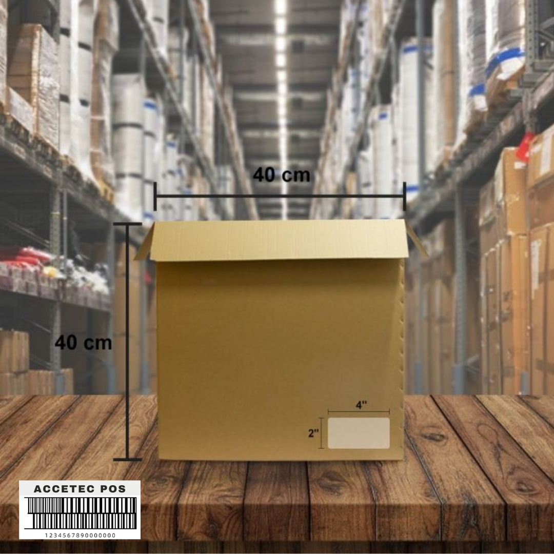 ROLLO DE ETIQUETA PPB 4" X 2"(10CM X 5CM ) 1COLUMNAS ,1000 ETIQ T1