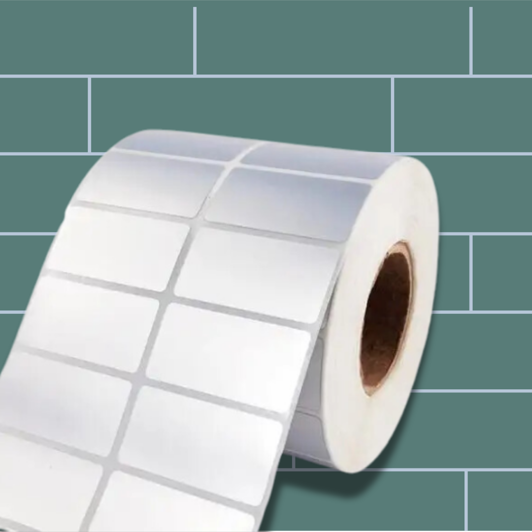 ROLLO DE ETIQUETA PPB 2" X 1"(5CM X 2.5CM) 2COLUMNAS ,3000 ETIQ T1