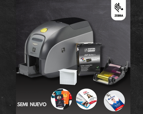 IMPRESORA DE FOTOCHEK ZEBRA ZXP SERIE 1 , USB , - REACONDICIONADO GRADO A