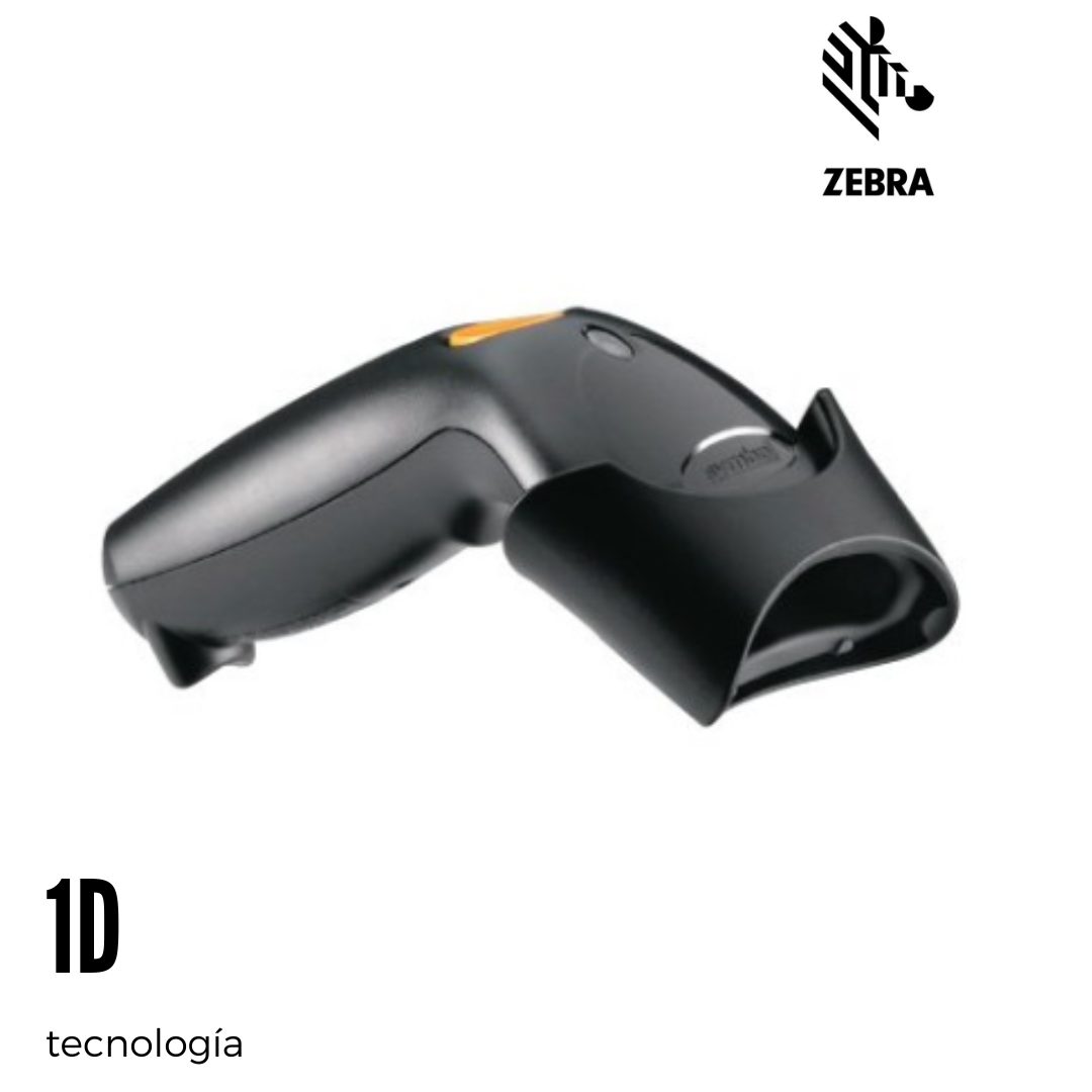 LECTOR CODIGO BARRAS ZEBRA LS1203 1D LASER C|BASE CABLEADO