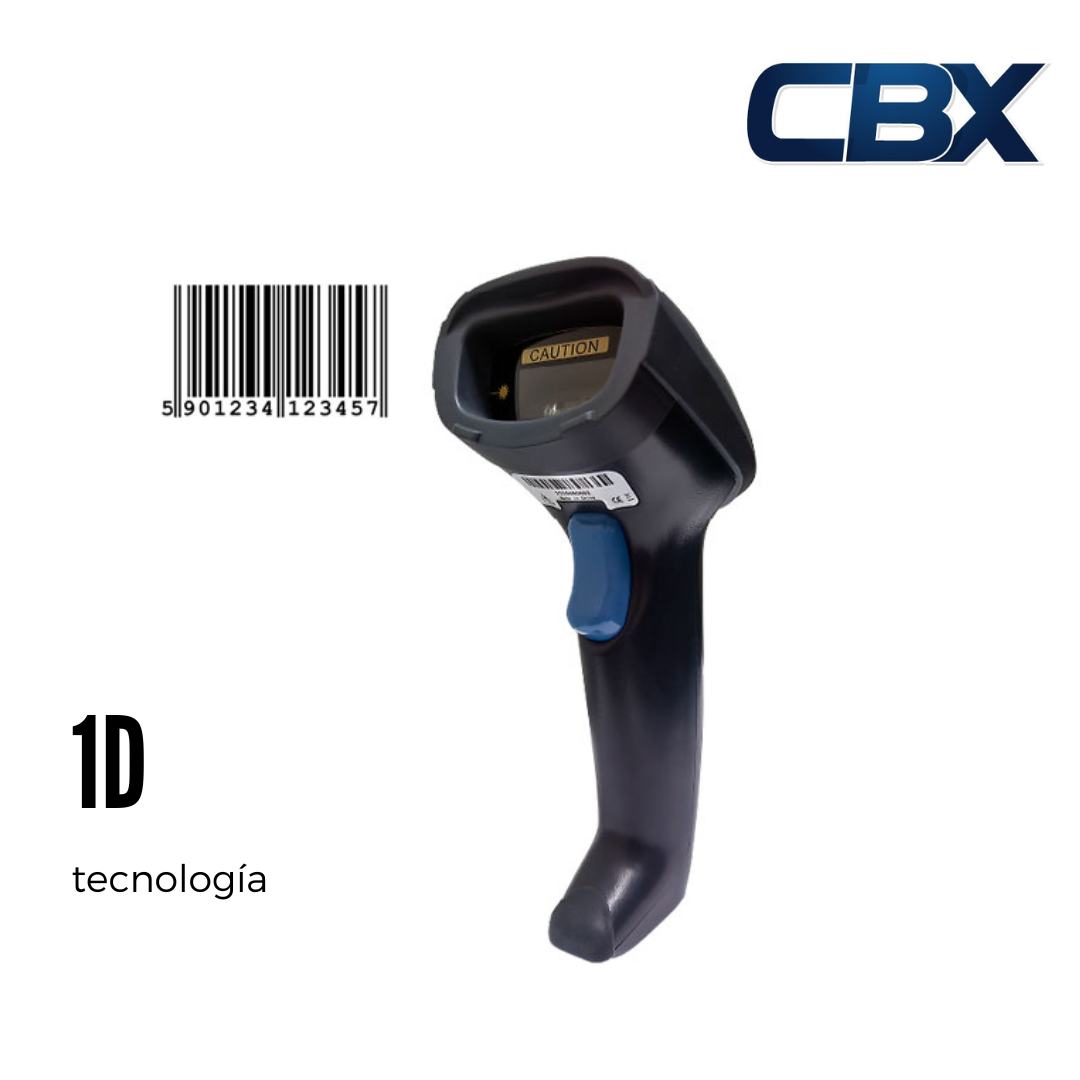 LECTOR DE CODIGO DE BARRAS CBX I-1915 BASE/USB/BLACK CABLEADO