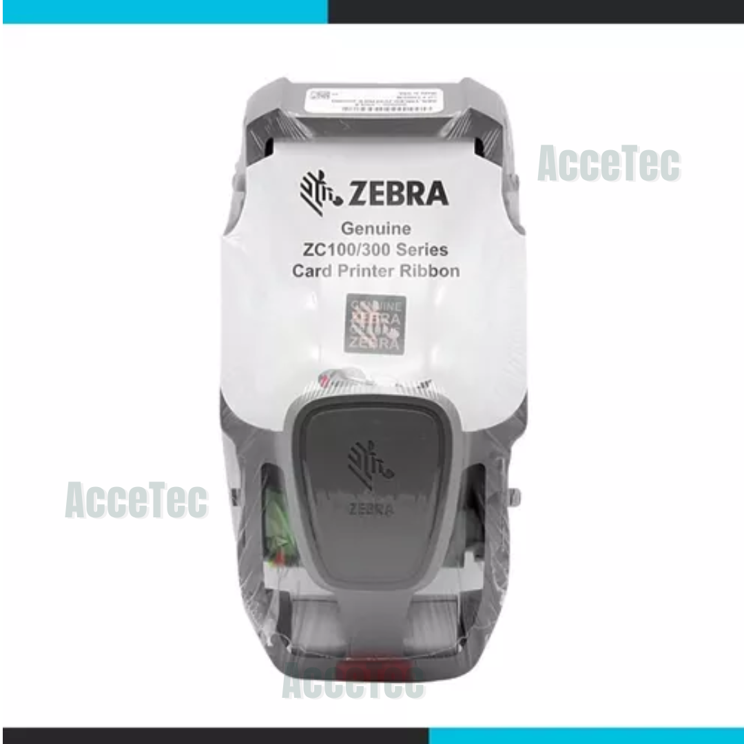 CINTA RIBBON ZEBRA 800300-550LA YMCKO COLOR 300 IMG ZC100 Y ZC300